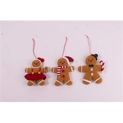 IRIS filc akasztós mézeskalács figurák,  10  cm