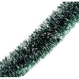 IRIS karácsonyi boa, havas, zöld 14cm x 2m