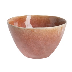 IRIS kerámia müzlis tál barna 14,5x9cm