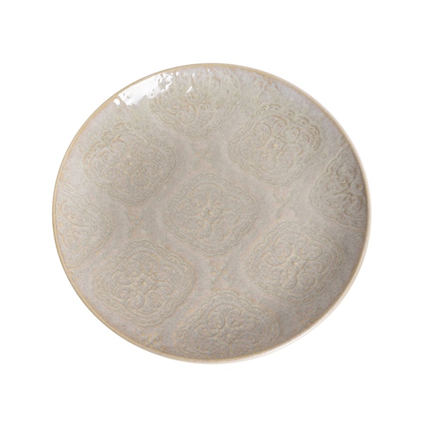 IRIS kerámia tányér csempe homokszín 21,4x1,7cm