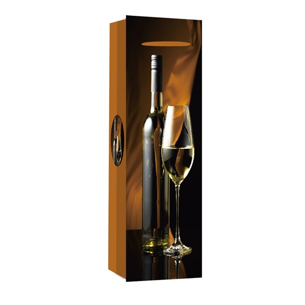 IRIS matt papírtasak boros 12 x 36cm