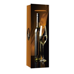 IRIS matt papírtasak boros 12 x 36cm