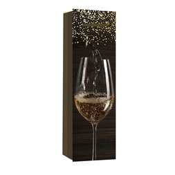 IRIS matt papírtasak boros 12 x 36cm