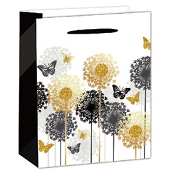 IRIS matt papírtasak hot stamp gyermekláncfű 26 x 32cm