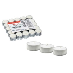 IRIS teamécses alutálcás szett, 50 darabos, fehér, 4 órás égési idővel