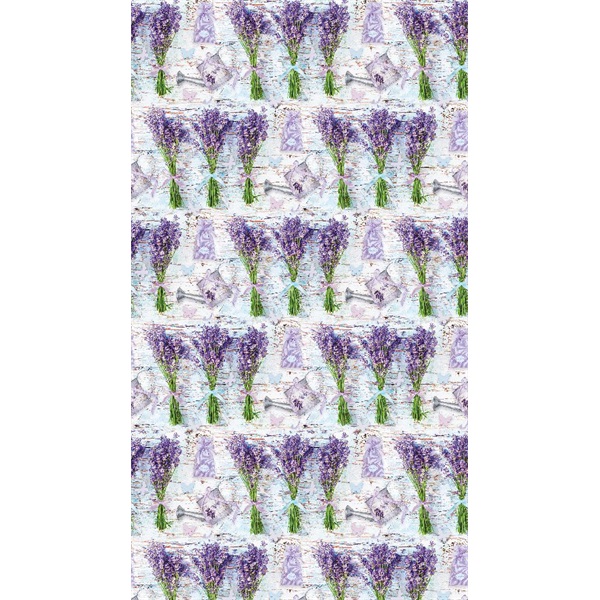 IRIS tekercses csomagoló papír, levendula, különböző mintákkal, 200x70cm, 60g/m2
