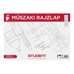 ICO Student A3 180g 20lapos műszaki rajzlap