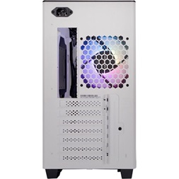 InWin A5 táp nélküli ablakos Mid Tower számítógépház fehér
