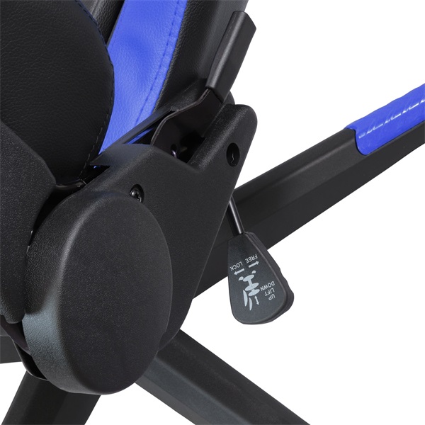 Iris GCH203BK fekete / kék gamer szék