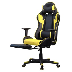 Iris GCH204BC_FT fekete / citromsárga gamer szék (Újracsomagolt)