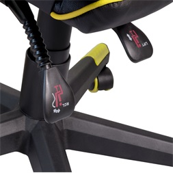 Iris GCH204BC_FT fekete / citromsárga gamer szék (Újracsomagolt)