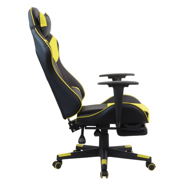 Iris GCH204BC_FT fekete / citromsárga gamer szék (Újracsomagolt)