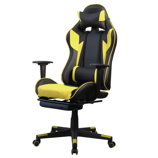 Iris GCH204BC_FT fekete / citromsárga gamer szék (Újszerű)