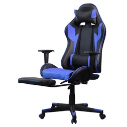 Iris GCH204BK_FT fekete / kék gamer szék