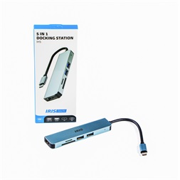 Iris IH5 5in1 (2xUSB/1xHDMI/1xSD/1xmicroSD) Dokkoló