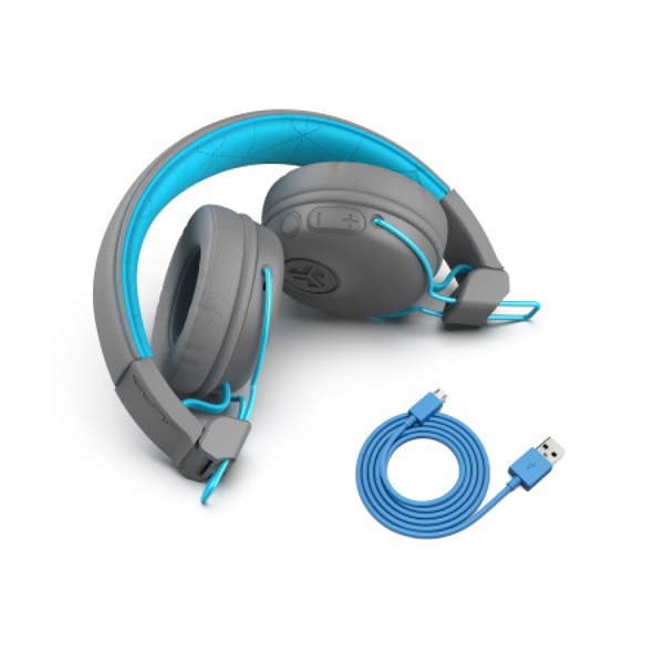 JLab Studio vezeték nélküli szürke-kék Bluetooth fejhallgató