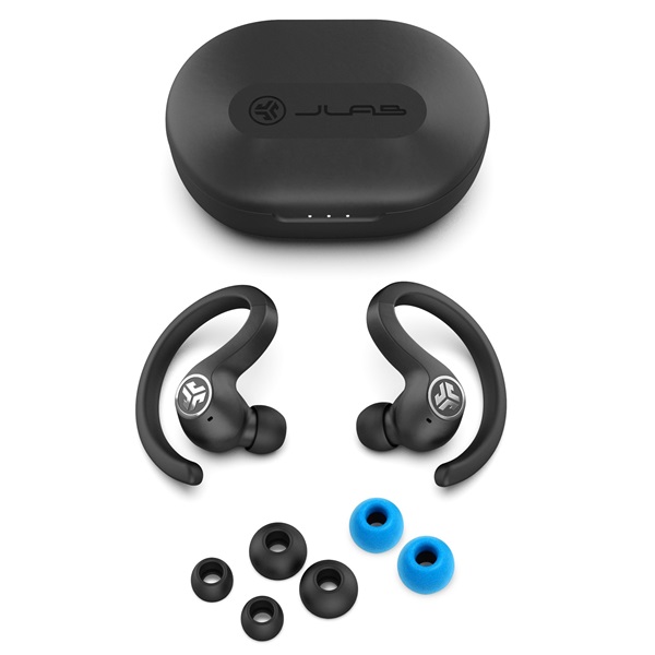 JLab JBuds Air Sport True Wireless Bluetooth fekete fülhallgató