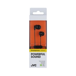 JVC HA-FR15B mikrofonos jack fekete fülhallgató