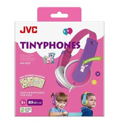 JVC HA-KD7-P vezetékes rózsaszín gyermek fejhallgató