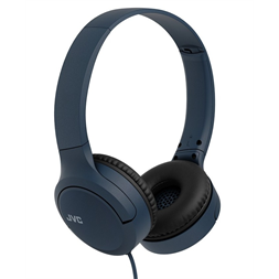 JVC HA-S33UC-A USB-C vezetékes kék mikrofonos fejhallgató