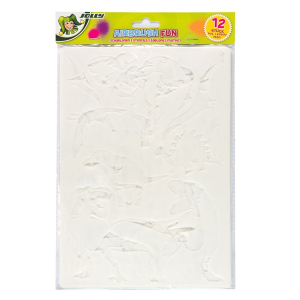 Jolly Airbrush Fun 12 darabos sablon