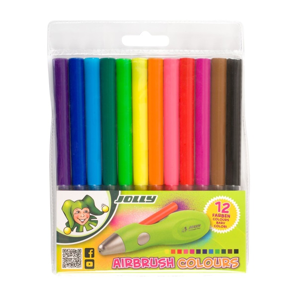 Jolly Airbrush Fun 12 patronos airbrush készlet