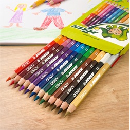 Jolly Superstick Crazy 12 db/24 szín kétvégű színesceruza készlet