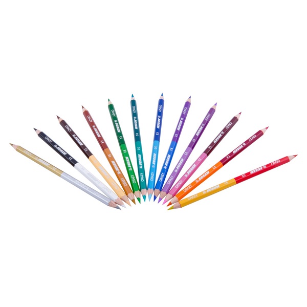 Jolly Superstick Crazy 12 db/24 szín kétvégű színesceruza készlet