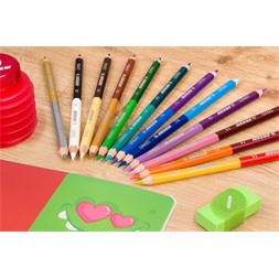 Jolly Superstick Crazy 12 db/24 szín kétvégű színesceruza készlet