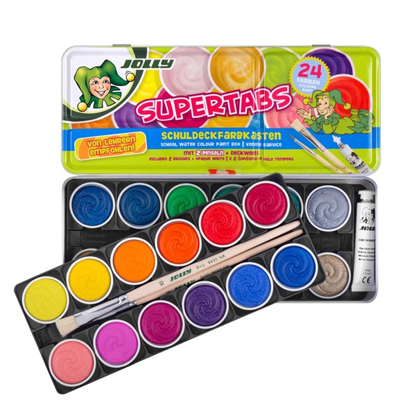 Jolly Supertabs 24 darabos vízfesték készlet