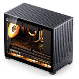 Jonsbo D32 PRO mATX edzett üveg fekete ház