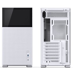 Jonsbo D41 ATX MESH kijelzős edzett üveg fehér ház