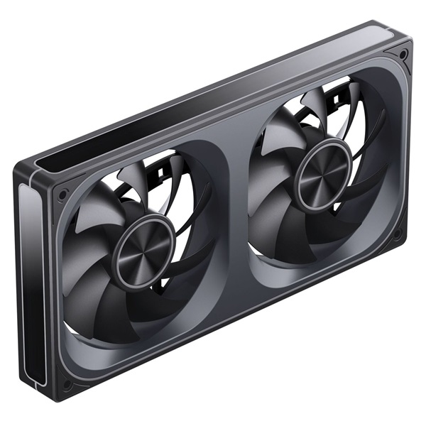 Jonsbo ZA-240 Infinity Mirror 240mm PWM ARGB fekete ventilátor