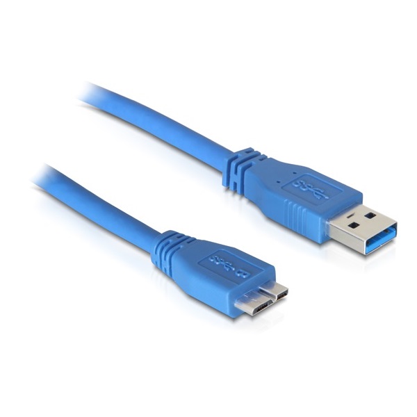 Delock 83502 5m USB3.0 A apa - USB3.0 microB apa kábel