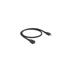 Delock 83567 0,5m microB csatl. dugó > USB2.0 microB bővítőkábel