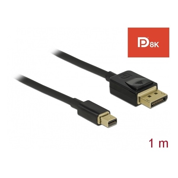 Delock 84927 1m 8K 60Hz Mini DisplayPort - DisplayPort kábel