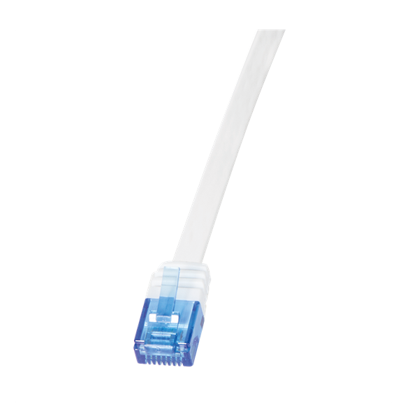 LogiLink CP0135 2m fehér Cat5e lapos patch kábel