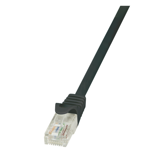 LogiLink CP1073U 5m fekete Cat5e UTP patch kábel