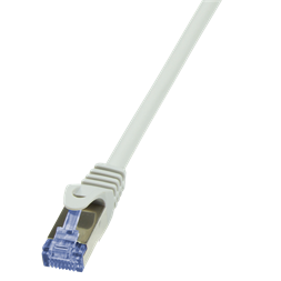 LogiLink CQ3022S 0,5m szürke Cat6A S/FTP patch kábel