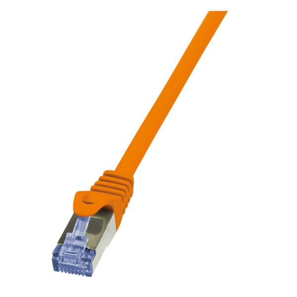 LogiLink CQ3048S 1,5m narancssárga Cat6A S/FTP lapos patch kábel
