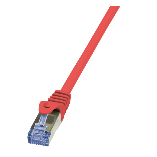 LogiLink CQ3054S 2m piros Cat6A S/FTP lapos patch kábel