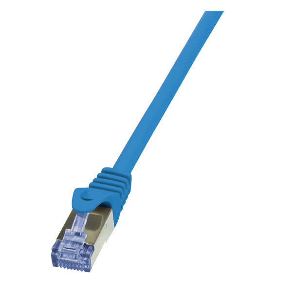 LogiLink CQ3066S 3m kék Cat6A S/FTP lapos patch kábel