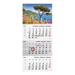 Kalendart 2026 T072 1 tömb Táj mintás speditőrnaptár