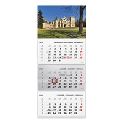 Kalendart 2026 T074 3 tömb Kastély speditőrnaptár