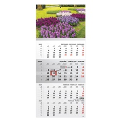 Kalendart 2026 T079 4 havi Kert mintás speditőrnaptár