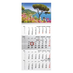 Kalendart 2026 T079 4 havi Táj mintás speditőrnaptár