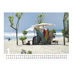 Kalendart 2026 T093 Beach falinaptár