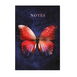 Kalendart 404 Notes found C167N A5 Butterfly Red élfestett jegyzetfüzet