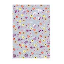 Kalendart 404 Notes found C167N A5 Flowers Blue élfestett jegyzetfüzet