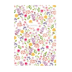 Kalendart 404 Notes found C167N A5 Flowers White élfestett jegyzetfüzet